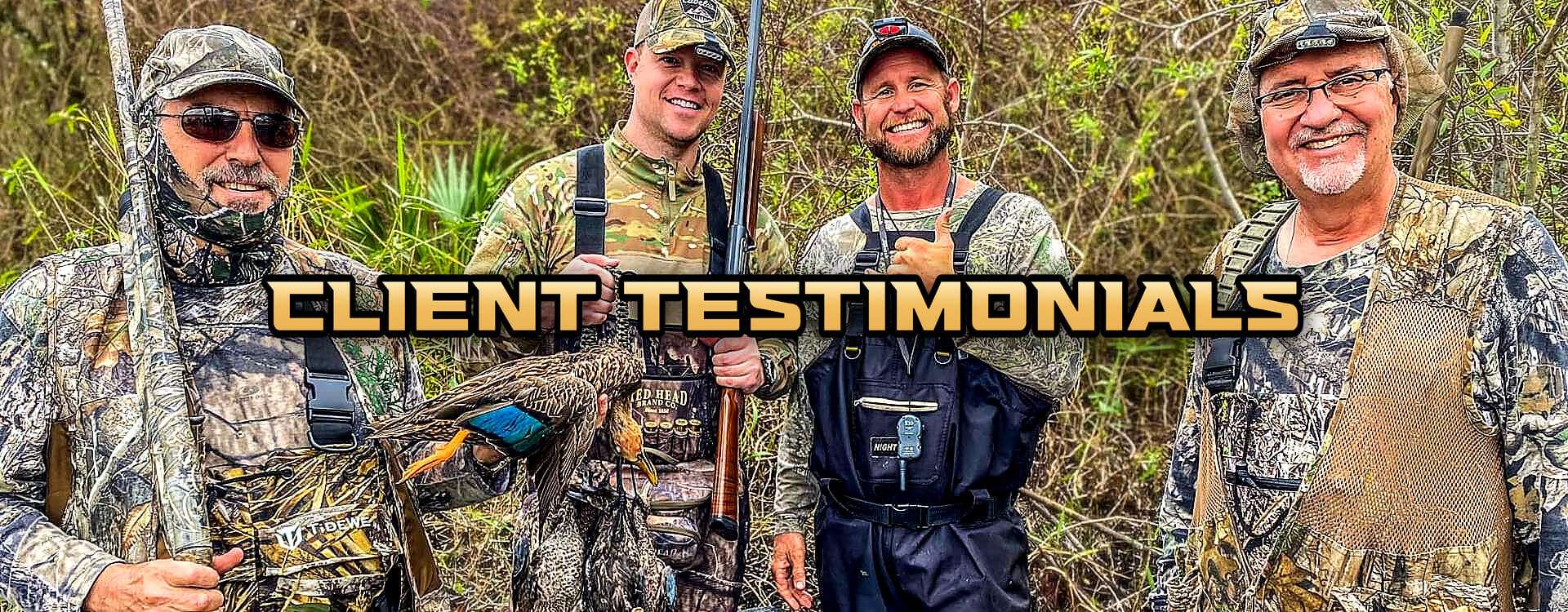 Southern Outdoor Outfitters Testimonials